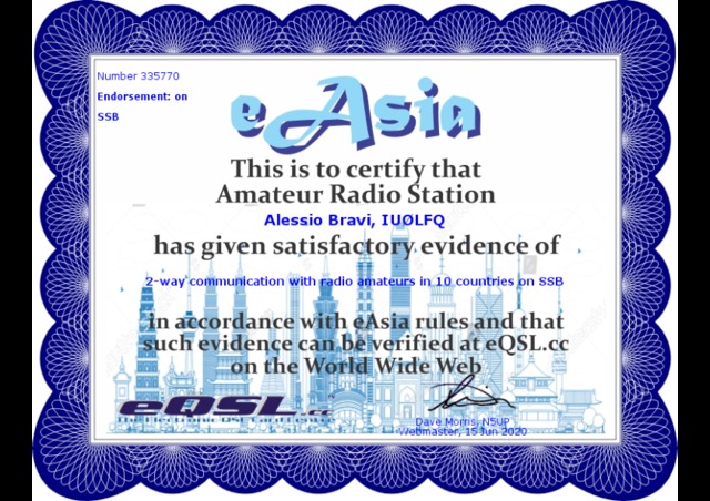 eAsia SSB #335770